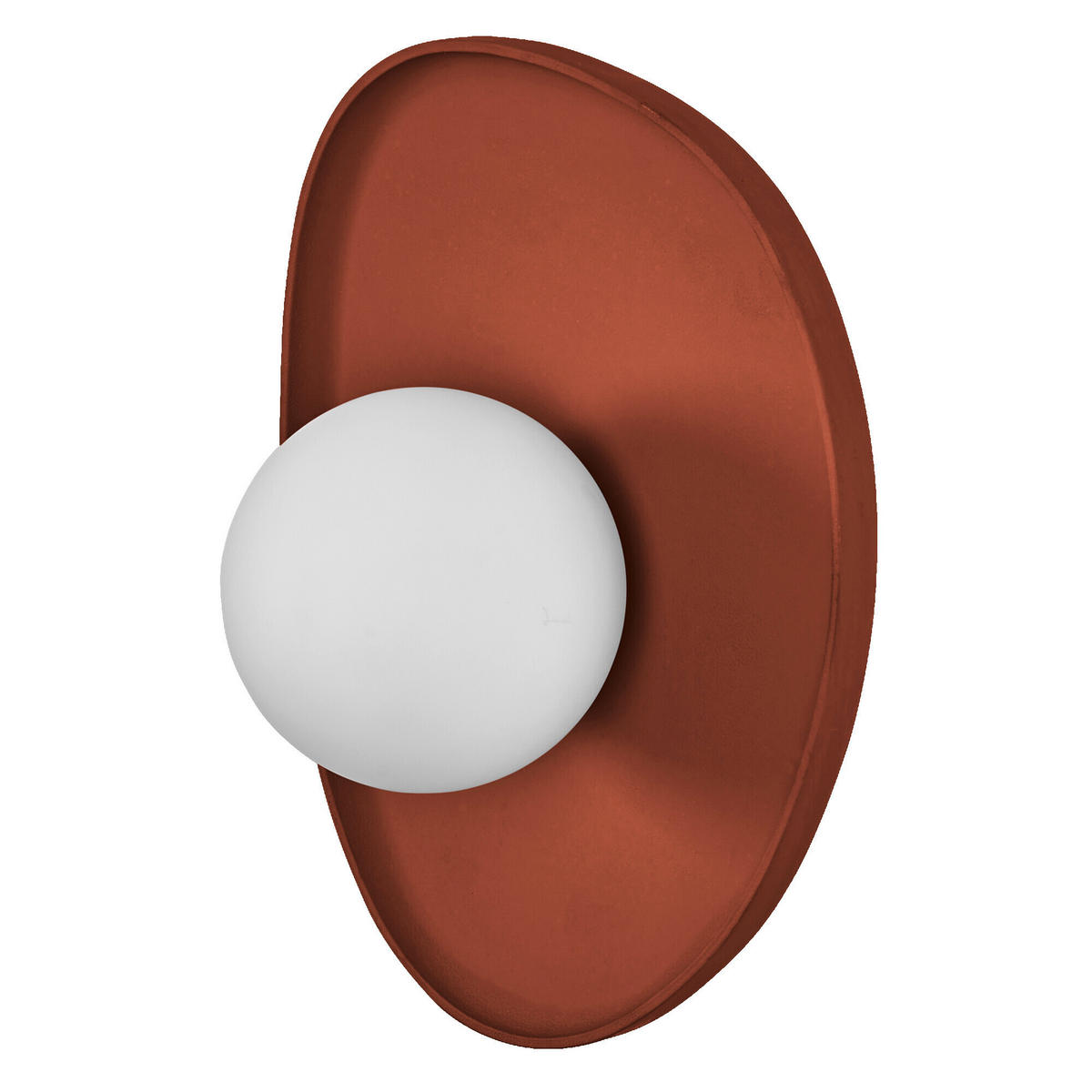 WANDLEUCHTE 50/38,5/15,5 cm   - Braun, Natur, Glas/Stein (50/38,5/15,5cm) - Ledvance