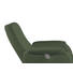 RELAXSESSEL Echtleder - Chromfarben/Mintgrün, Design, Leder/Metall (80/109/88cm) - Beldomo Premium
