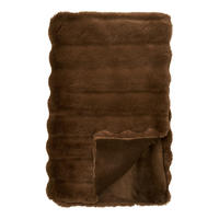 PLAID Galena 180/130 cm  - Braun, Basics, Textil (180/130cm)