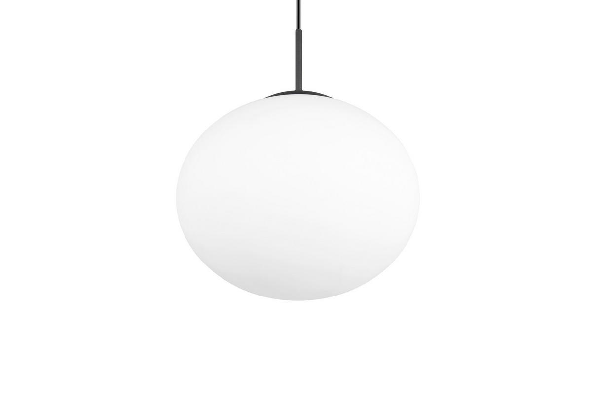 HÄNGLAMPA Fomento 30/150 cm  - vit/svart, Basics, metall/glas (30/150cm) - Trio Leuchten