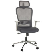 SNURRSTOL  i grå  - silver/grå, Basics, metall/textil (66/113-130/60cm) - MID.YOU
