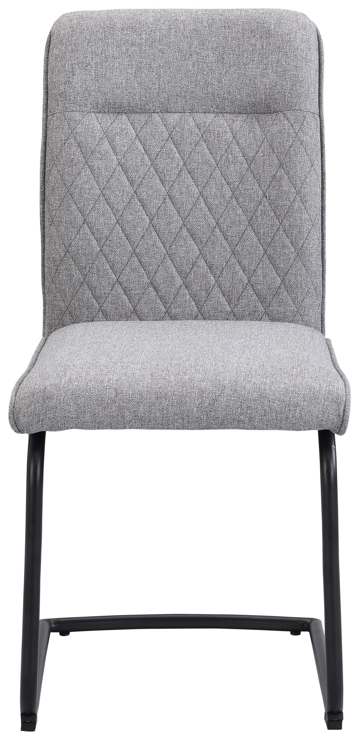 STOLICA  crna, svijetlo siva  metal, tekstil      - svijetlo siva/crna, Design, metal/tekstil (47/91/59cm) - Hom`in