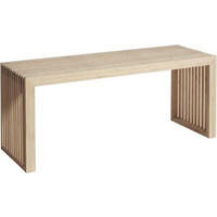 SITZBANK 104/43/35 cm Naturfarben Bambus massiv  - Naturfarben, KONVENTIONELL, Holz (104/43/35cm) - MID.YOU
