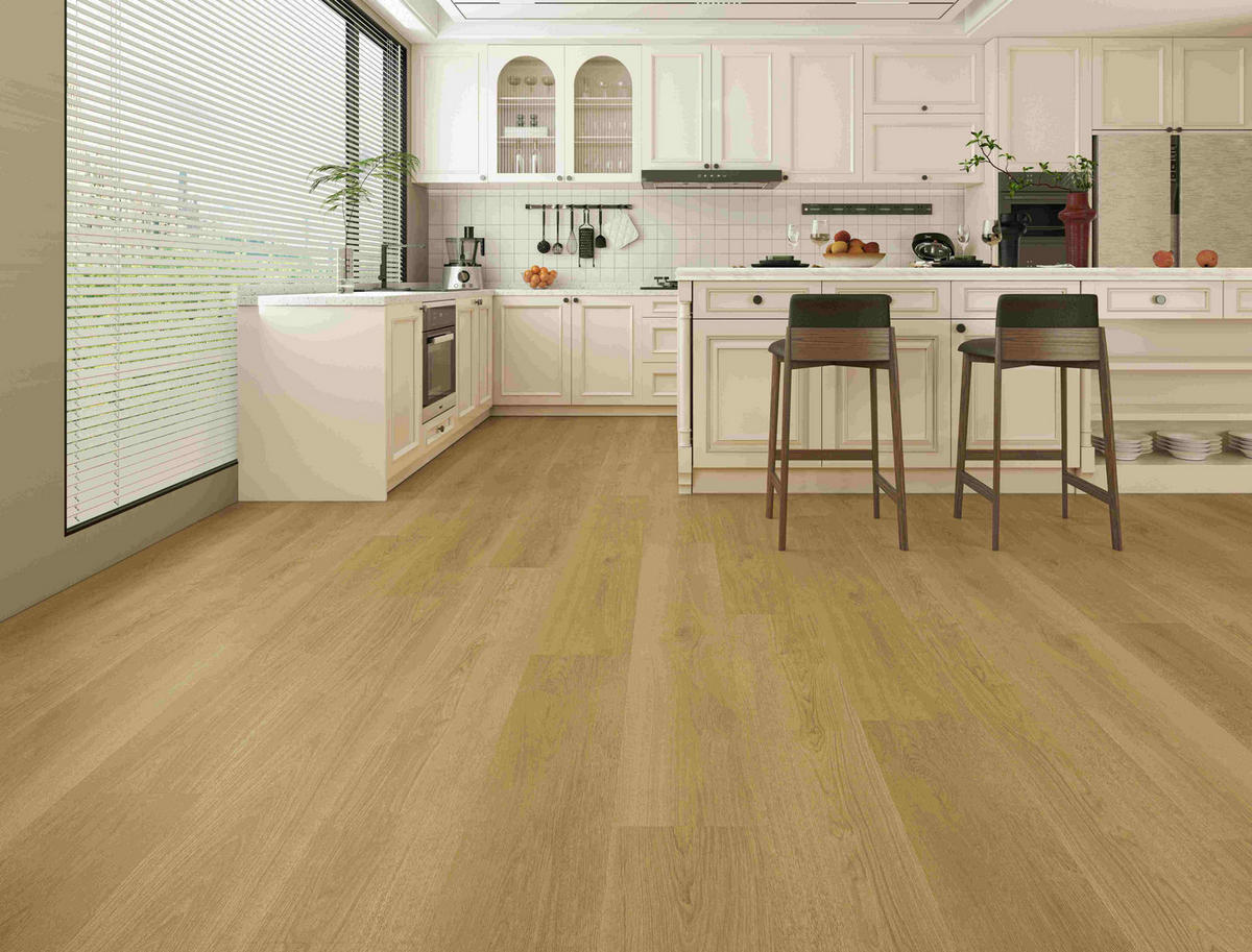 VINYLBODEN Eiche Honig  per  m² - Eichefarben, KONVENTIONELL, Kunststoff (123,5/19,2/0,4cm) - Venda