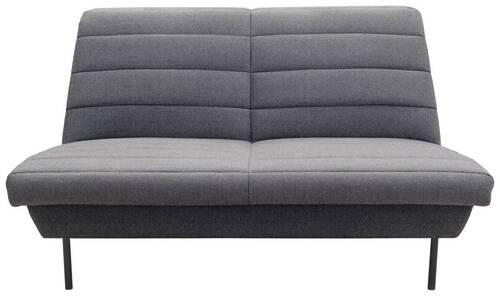 2-SITZER-SOFA Blau, Grau - Blau/Schwarz, Design, Textil/Metall (145/92/103cm) - LOOKS by W.Joop