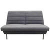 2-SITZER-SOFA in Blau, Grau  - Blau/Schwarz, Design, Textil/Metall (145/92/103cm) - LOOKS by W.Joop