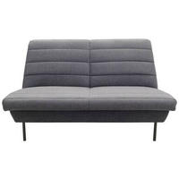 2-SITZER-SOFA Blau, Grau  - Blau/Schwarz, Design, Textil/Metall (145/92/103cm) - LOOKS by W.Joop