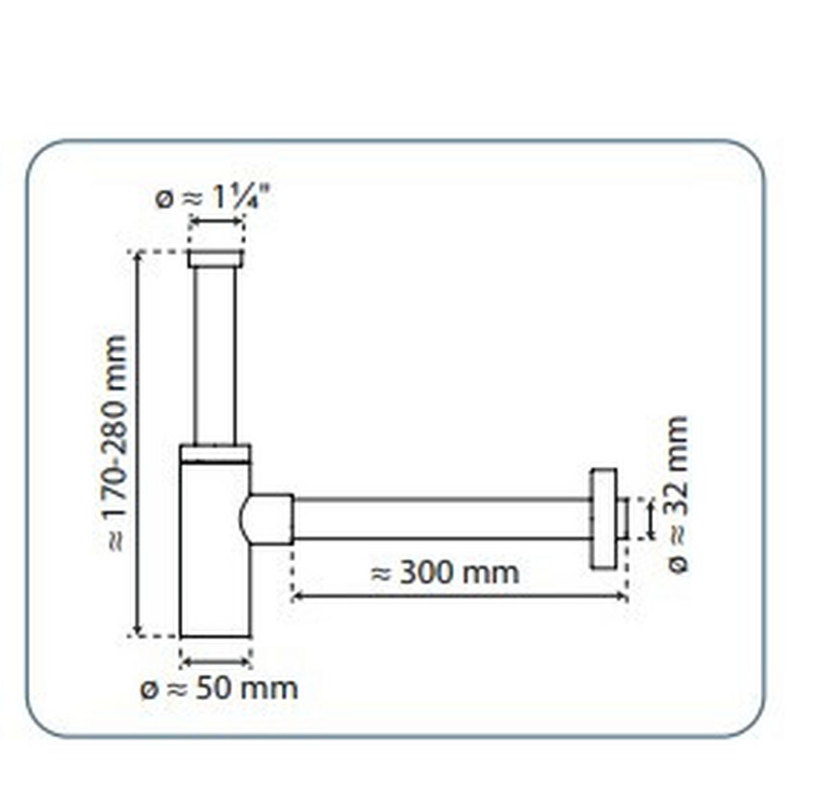 VATTENLÅS  - kromfärg, Basics, metall (17-28cm) - Xora