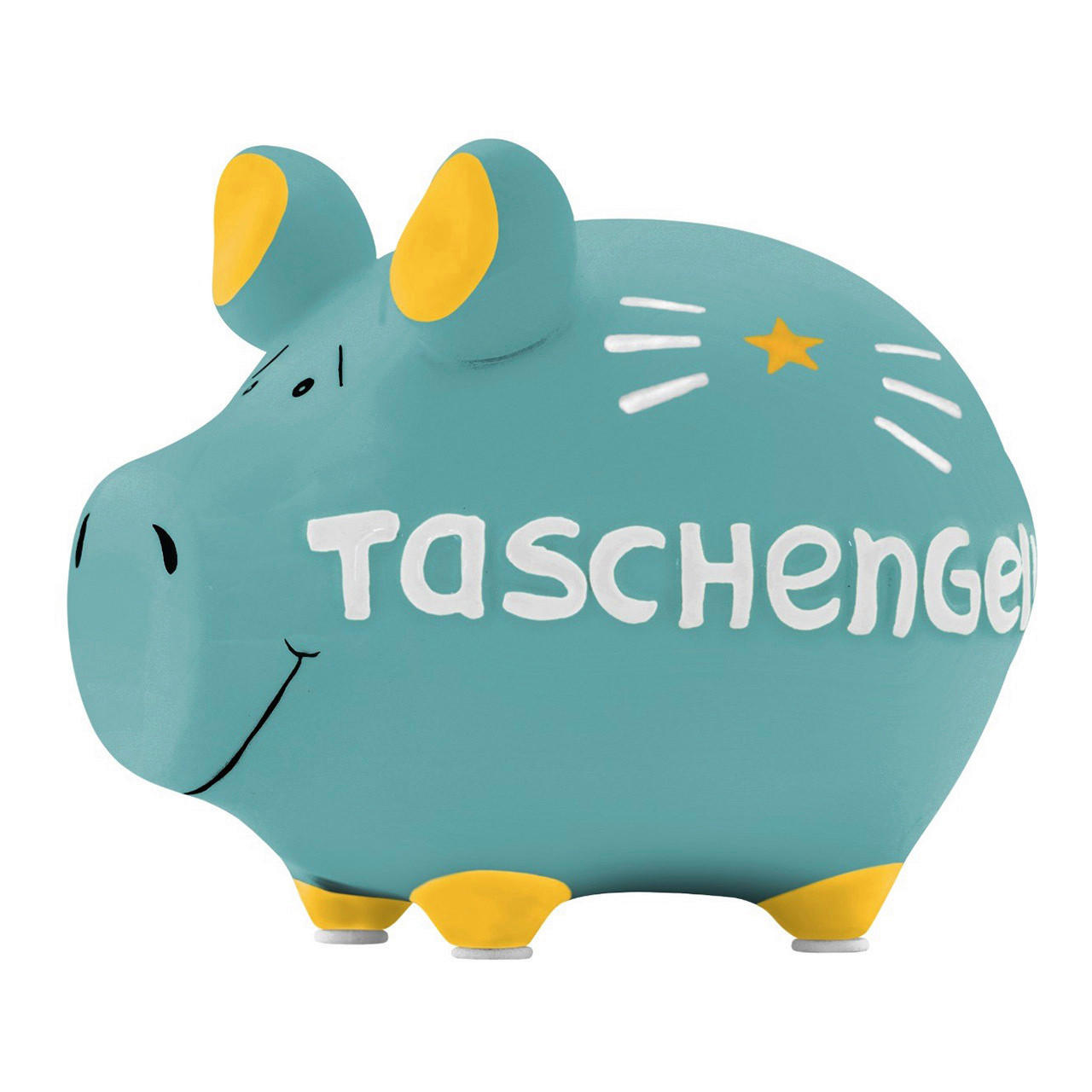 SPARDOSE  - Weiß, KONVENTIONELL, Keramik (12.5/9/9cm)