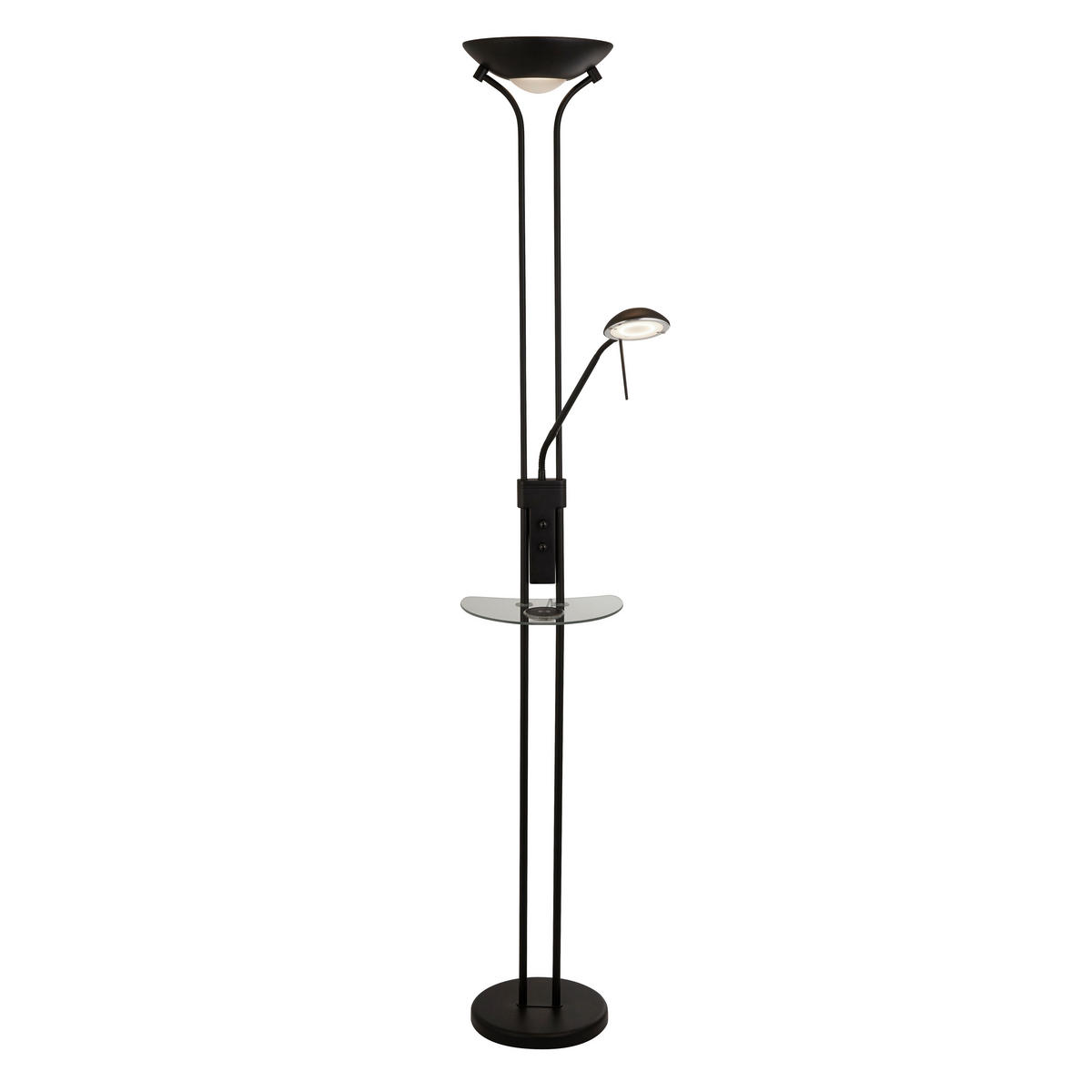 LED-UPLIGHT Wireless USB 25.4/29/177 cm    - svart, Basics, metall/glas (25.4/29/177cm)