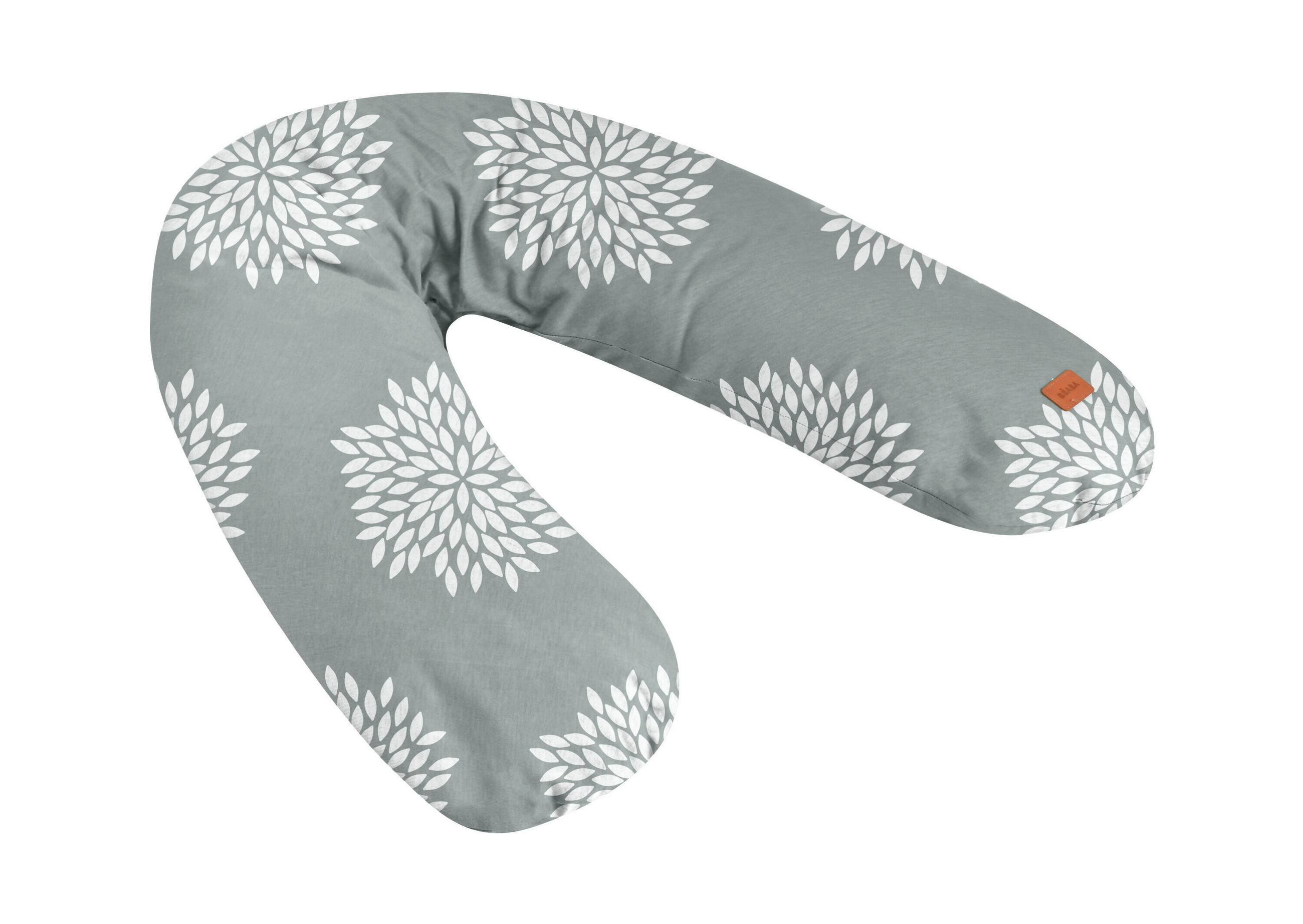 STILLKISSEN   - Hellgrau/Weiß, Basics, Textil (180/39/15cm) - Beaba