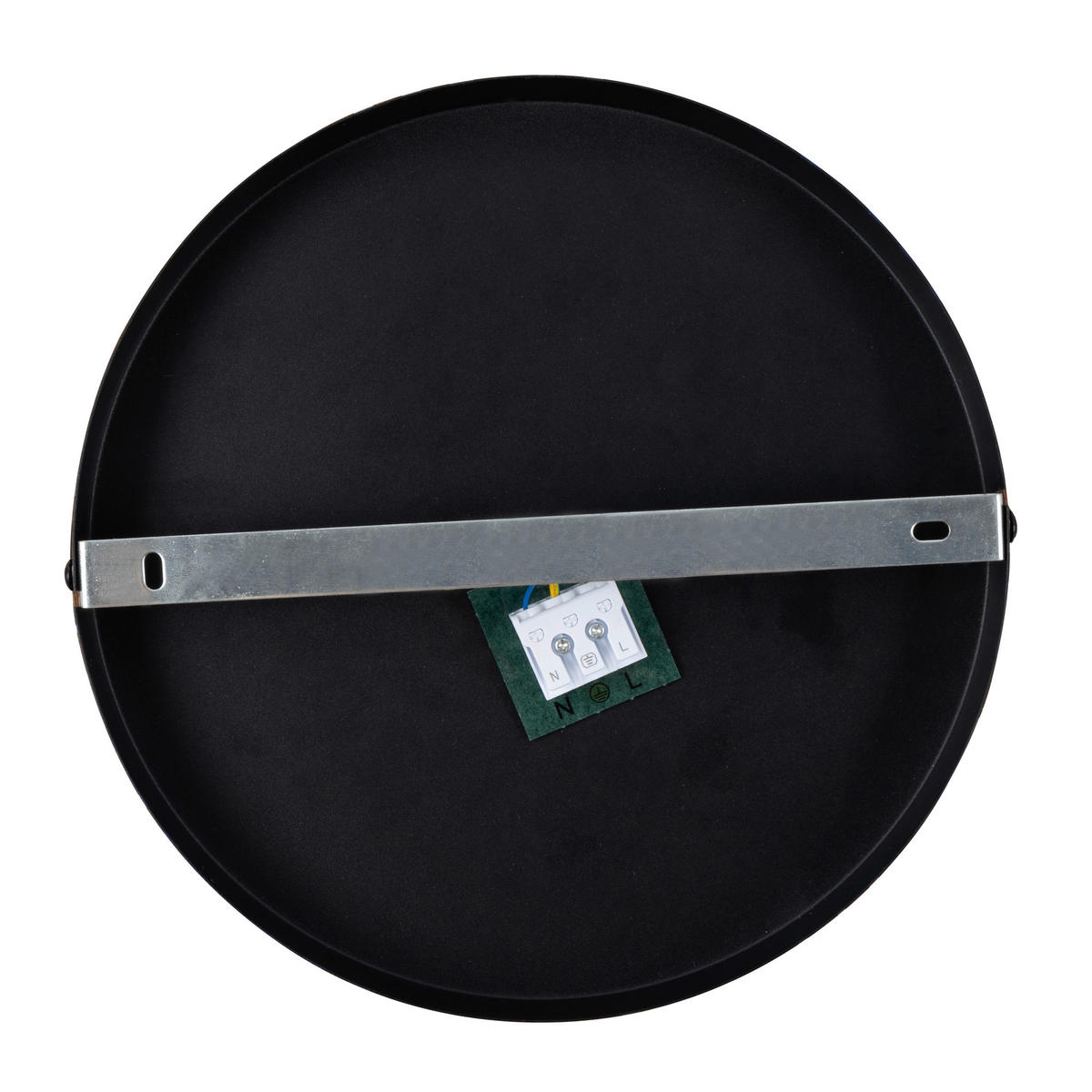 DECKENLEUCHTE Vinkovci 40/22,5 cm  - Schwarz/Naturfarben, Natur, Naturmaterialien/Metall (40/22,5cm) - Marama