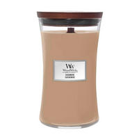 DIŠEČA SVEČA - Basics, steklo/les (10/18/10cm) - WoodWick