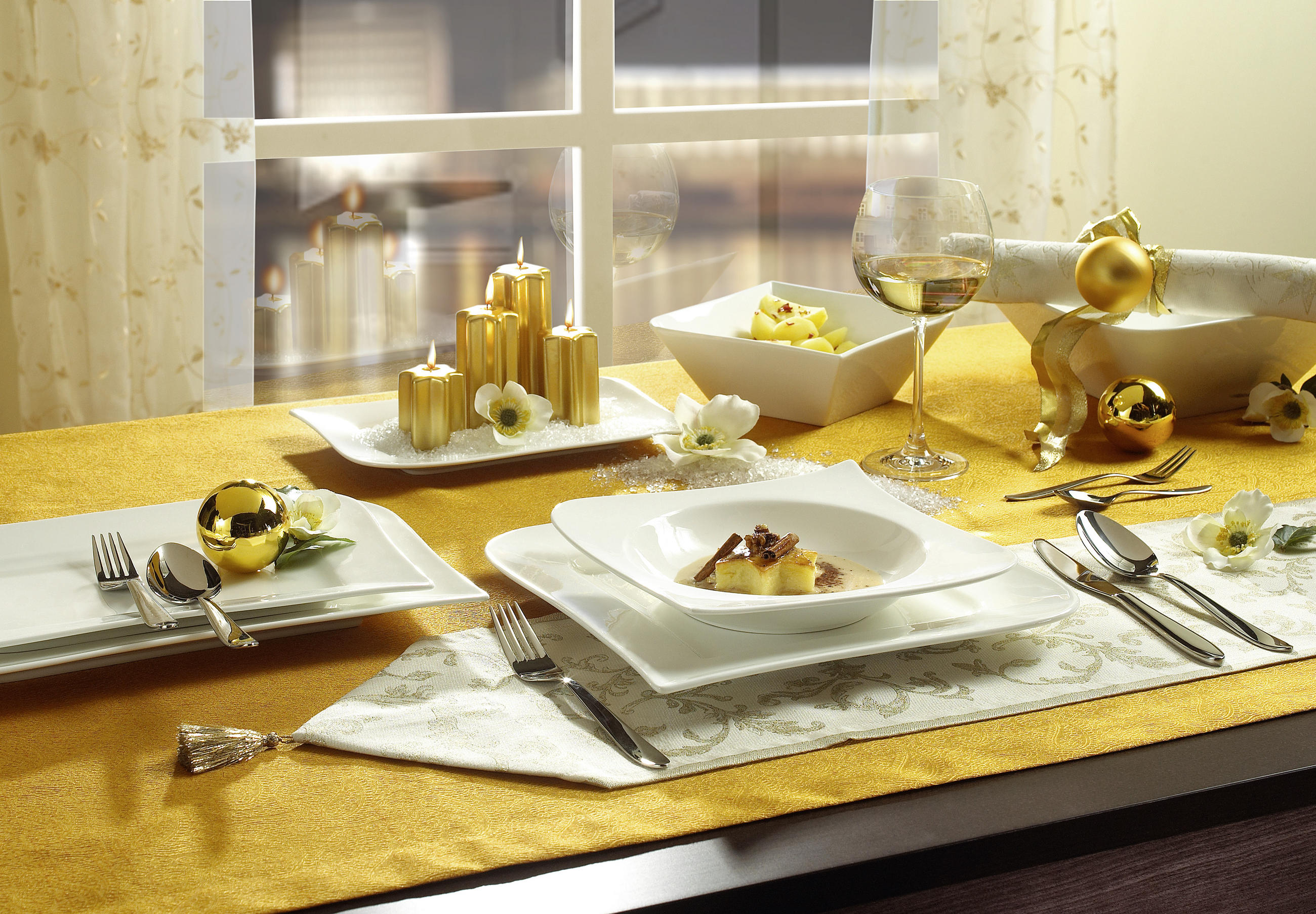 DESSERTTELLER Melodie   20/20 cm  - Weiß, Design, Keramik (20/20cm) - Ritzenhoff Breker