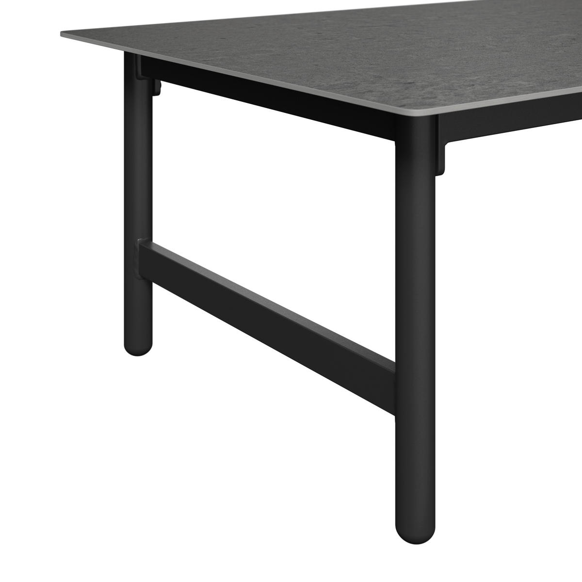 LOUNGEGARNITUR Eisen  - Anthrazit/Naturfarben, MODERN, Kunststoff/Textil (167/67/76cm) - Ambia Garden