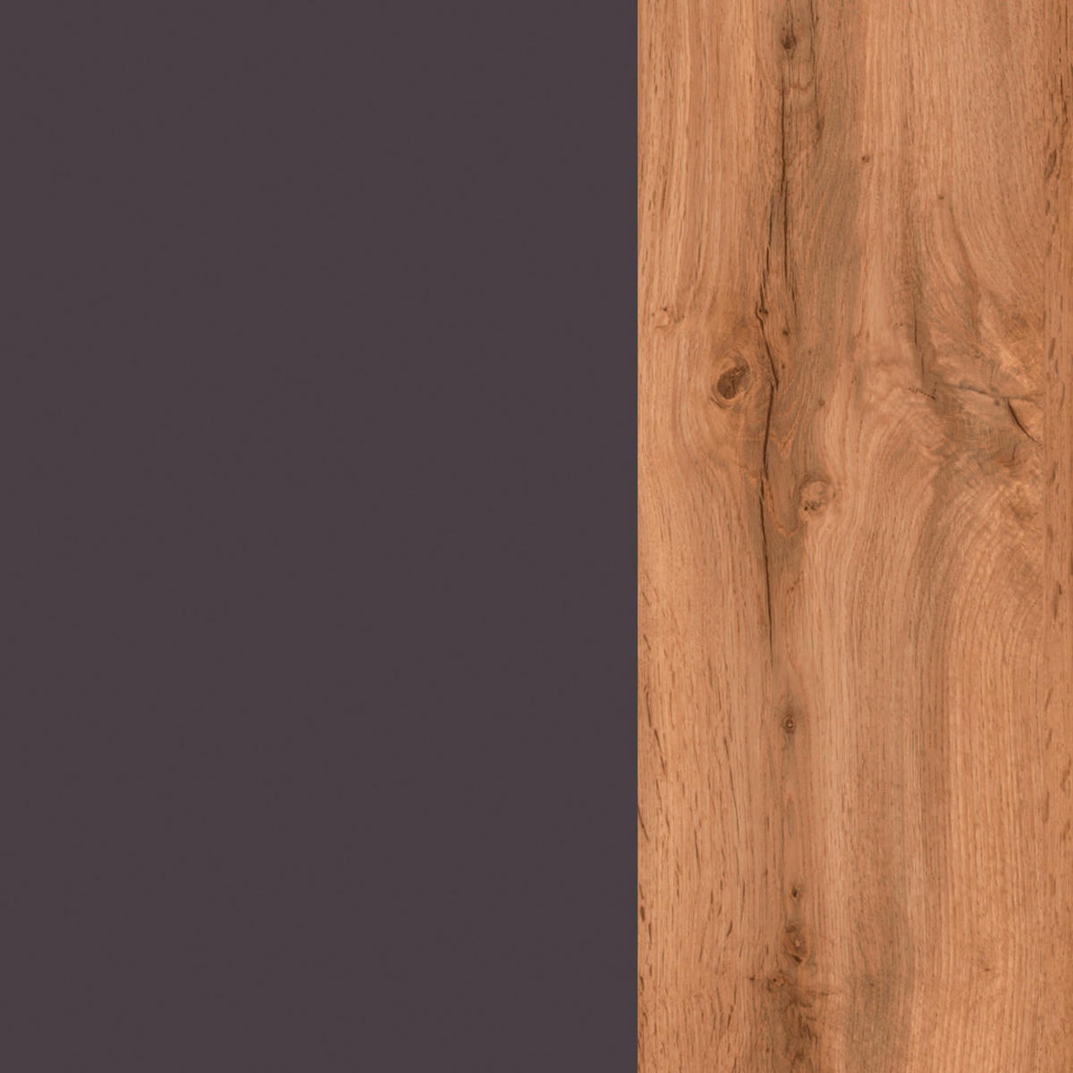 HÄNGESCHRANK 40/64/20 cm  - Eiche Wotan/Grau, Basics, Holzwerkstoff (40/64/20cm) - Held