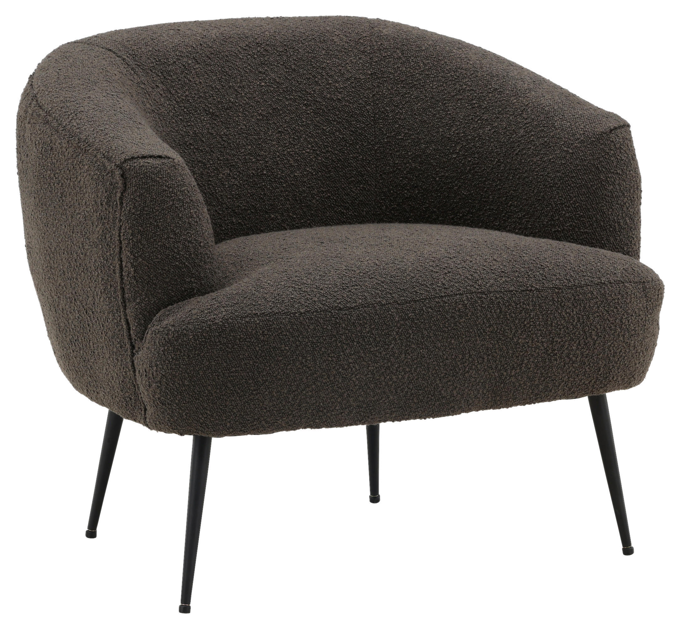 SESSEL in Schwarz  - Schwarz, Design, Textil/Metall (70/68,5/79cm) - Livetastic