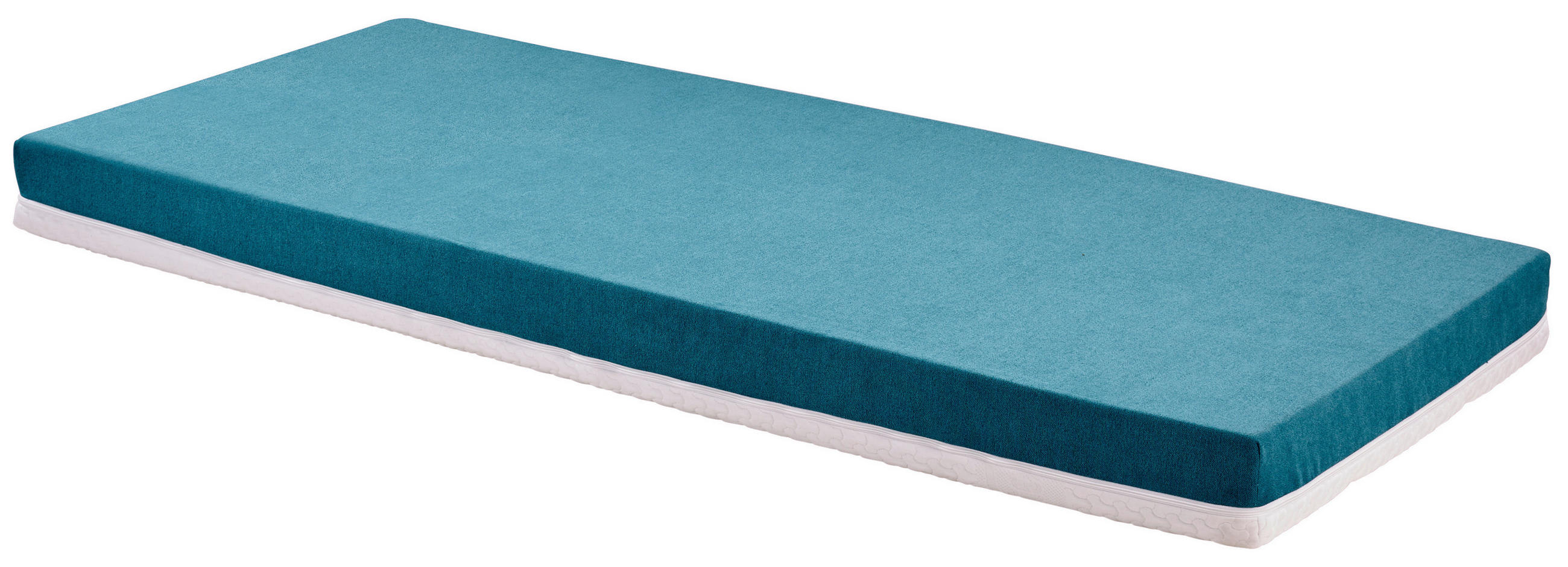 Primatex Taschenfederkernmatratze Türkis, Weiß 90x200 cm