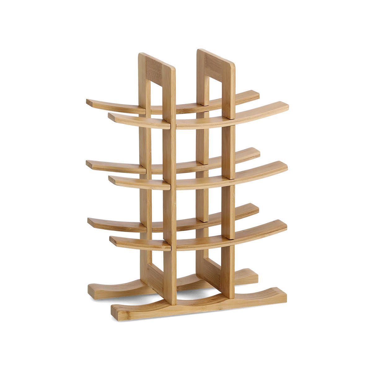 WEINREGAL Bambus Naturfarben  - Naturfarben, Basics, Holz (29/16/42cm) - Zeller Present