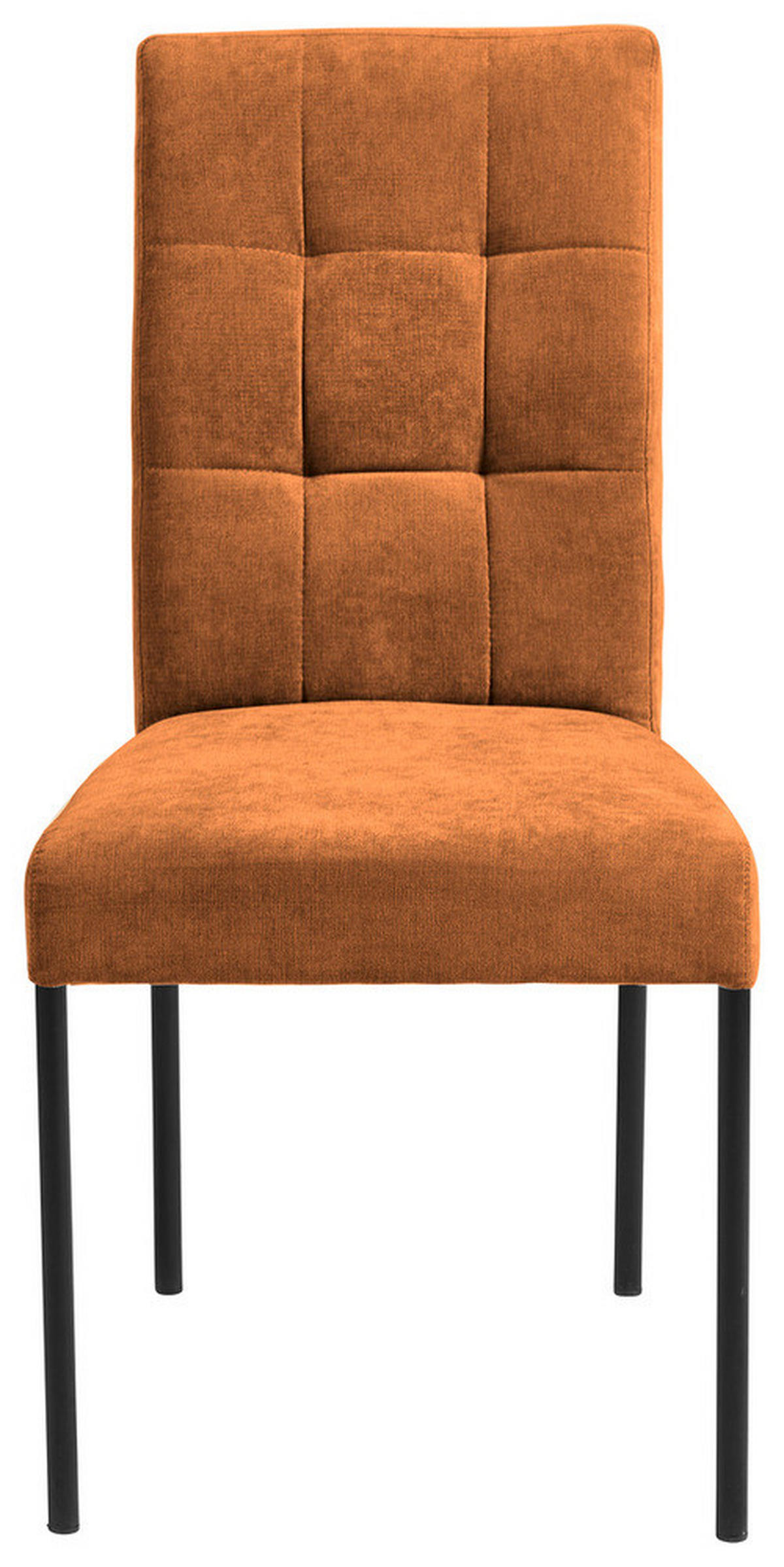 STOLIČKA, 46/91/61 cm - oranžová/čierna, Design, kov/textil (46/91/61cm) - Xora