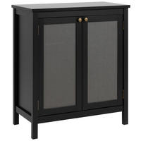 KOMMODE  in 80/90/40 cm  - Messingfarben/Schwarz, Trend, Holzwerkstoff/Metall (80/90/40cm) - MID.YOU