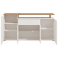 SIDEBOARD  in 179,5/94/40 cm  - Weiß/Eiche Artisan, Basics, Holzwerkstoff (179,5/94/40cm) - Carryhome