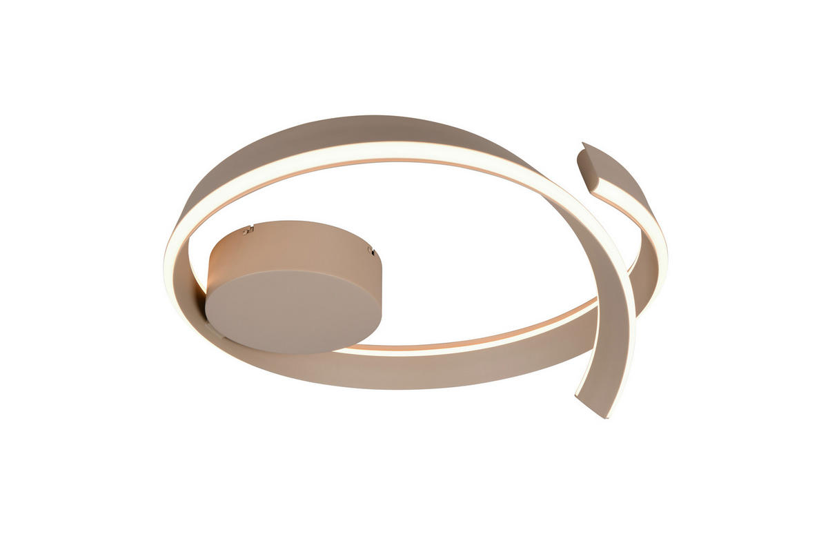 LED-DECKENLEUCHTE CIRONDA  - Beige, Design, Metall (59,5/26,5/58,7cm) - Cinque