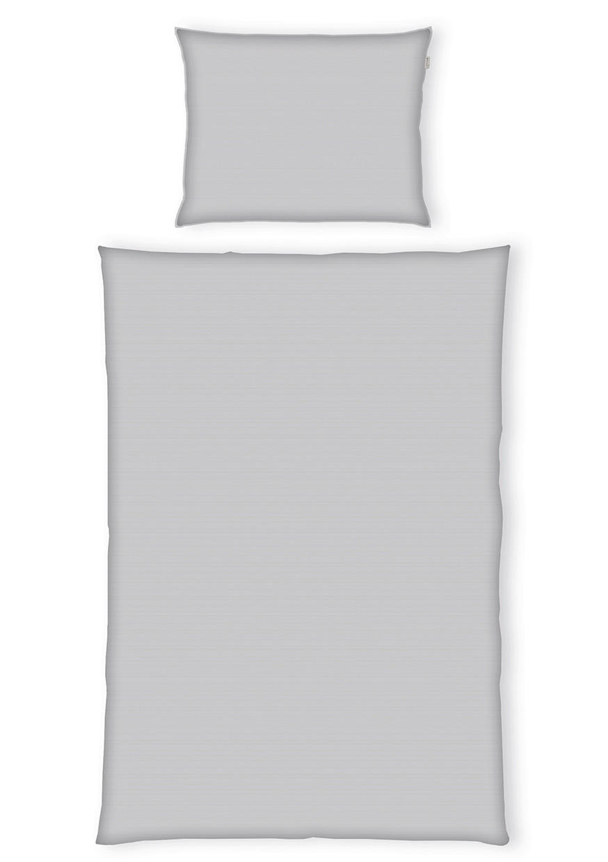 BETTWÄSCHE Satin 140/200 cm  - Grau, Basics, Textil (140/200cm) - Tom Tailor