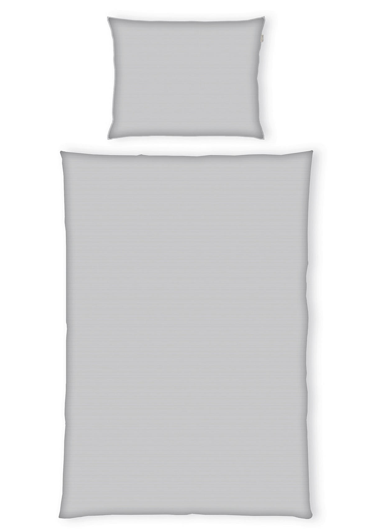 BETTWÄSCHE Satin 140 cm/200 cm cm  - Grau, Basics, Textil (140 cm/200 cmcm) - Tom Tailor