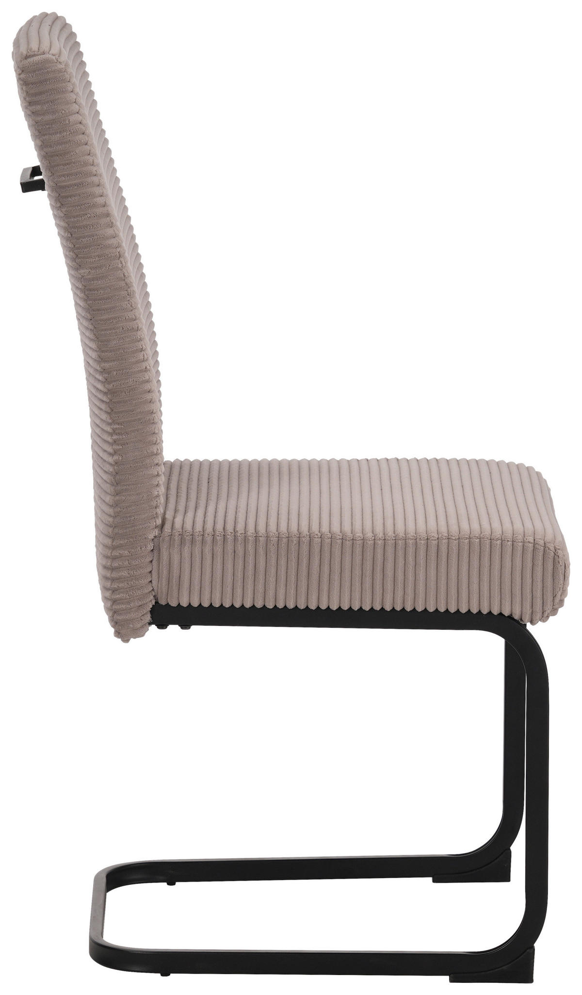 SCHWINGSTUHL   Mikrofaser  - Hellbraun/Schwarz, MODERN, Textil/Metall (46/100/61cm) - MID.YOU