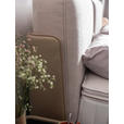 BOXSPRINGBETT 180/200 cm  in Hellgrau, Greige  - Greige/Hellgrau, Design, Textil/Metall (180/200cm) - Johann Jakob