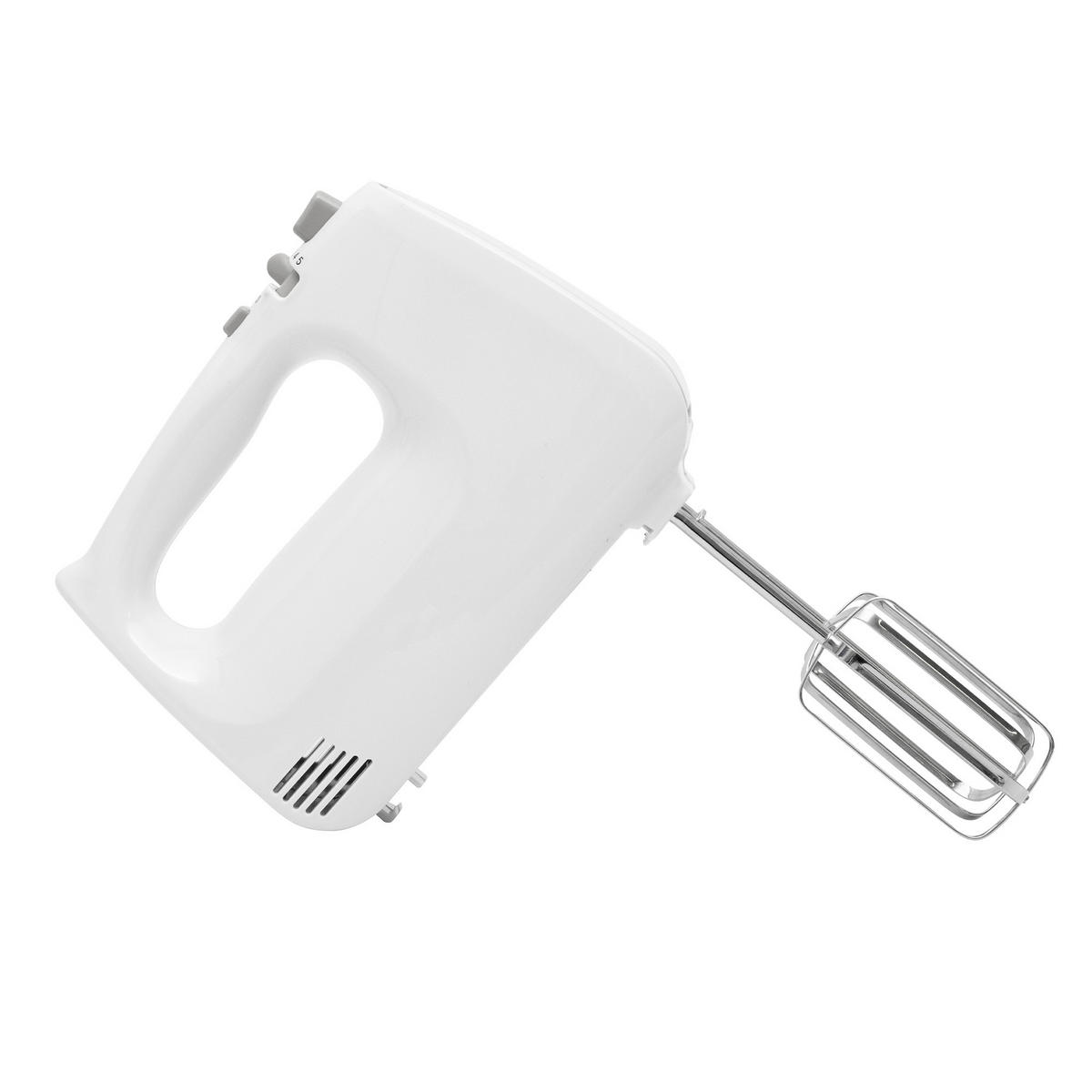 KÉZI MIXER - fehér, Basics, műanyag (24/15/14cm)