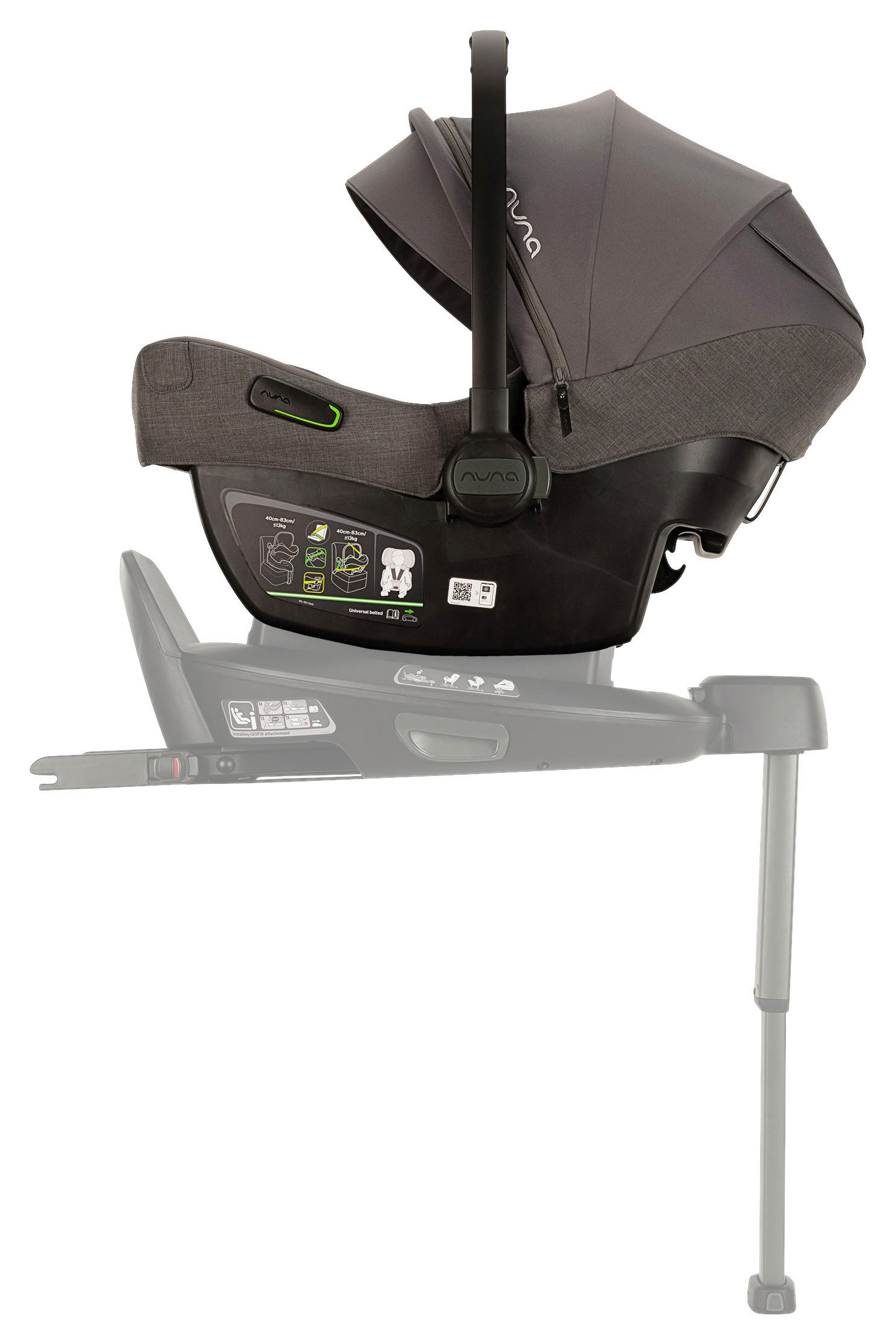 BABYSCHALE NUNA PIPA NEXT - Grau, Basics, Kunststoff/Textil (45/35/60cm) - Nuna