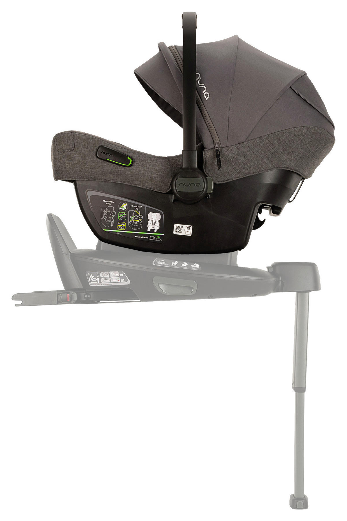BABYSCHALE PIPA NEXT  - Grau, Basics, Kunststoff/Textil (45/35/60cm) - Nuna