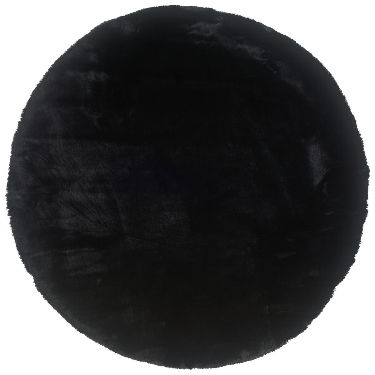 HOCHFLORTEPPICH 120 cm LIMA Schwarz  - Schwarz, Design, Textil (120cm) - Novel