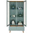 VITRINE in furniert, massiv Eiche Eichefarben, Pastellgrün - Eichefarben/Pastellgrün, MODERN, Glas/Holz (79/178,5/43cm) - Lomoco VITRINE in furniert, massiv Eiche Eichefarben, Pastellgrün - Eichefarben/Pastellgrün, MODERN, Glas/Holz (79/178,5/43cm) - Lomoco