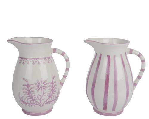 KRUG   - Rosa/Weiß, LIFESTYLE, Keramik (17,80/14,20/21,80cm)