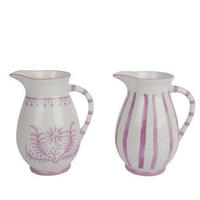 KRUG   - Rosa/Weiß, LIFESTYLE, Keramik (17,80/14,20/21,80cm)