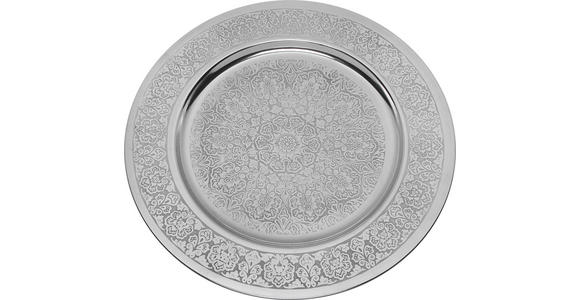 DEKOTELLER - Silberfarben, LIFESTYLE, Metall (35/1cm) - Ambia Home