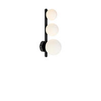 WANDLEUCHTE Puro 65.5/18/13.5 cm   - Opal/Schwarz, Basics (65.5/18/13.5cm) - Markslöjd