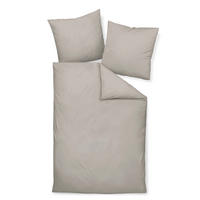 BETTWÄSCHE Giacomo Makosatin 240/220 cm  - Grau, Basics, Textil (240/220cm) - Janine