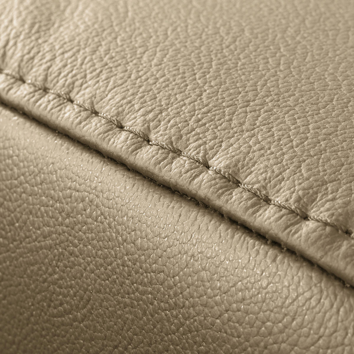 ECKSOFA Hellgrau Echtleder Lederlook  - Hellgrau/Schwarz, Design, Leder/Textil (247/173cm) - Livetastic