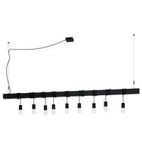 HÄNGELEUCHTE 200/9,5/200 cm  - Schwarz, Basics, Metall (200/9,5/200cm) - Eglo