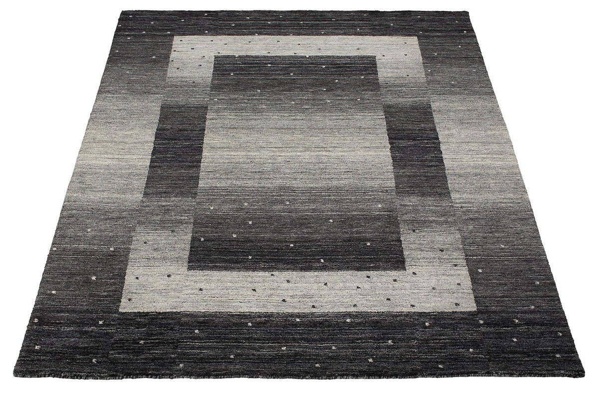 ORIENTTEPPICH 90/160 cm Henry Black Schwarz  - Schwarz, KONVENTIONELL, Textil (90/160cm) - Cazaris