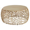 COUCHTISCH 66/66/30 cm rund Goldfarben  - Goldfarben, Design, Metall (66/66/30cm) - MID.YOU
