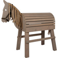 KLETTERGERÜST - Grau, Basics, Holz/Textil (111/111/53cm) - small foot