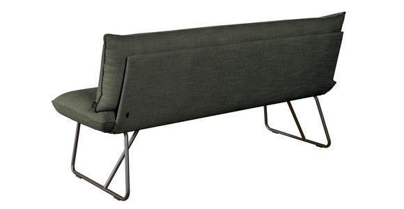 SITZBANK 180/90/70 cm  in Grün  - Schwarz/Grün, Design, Textil/Metall (180/90/70cm) - Dieter Knoll