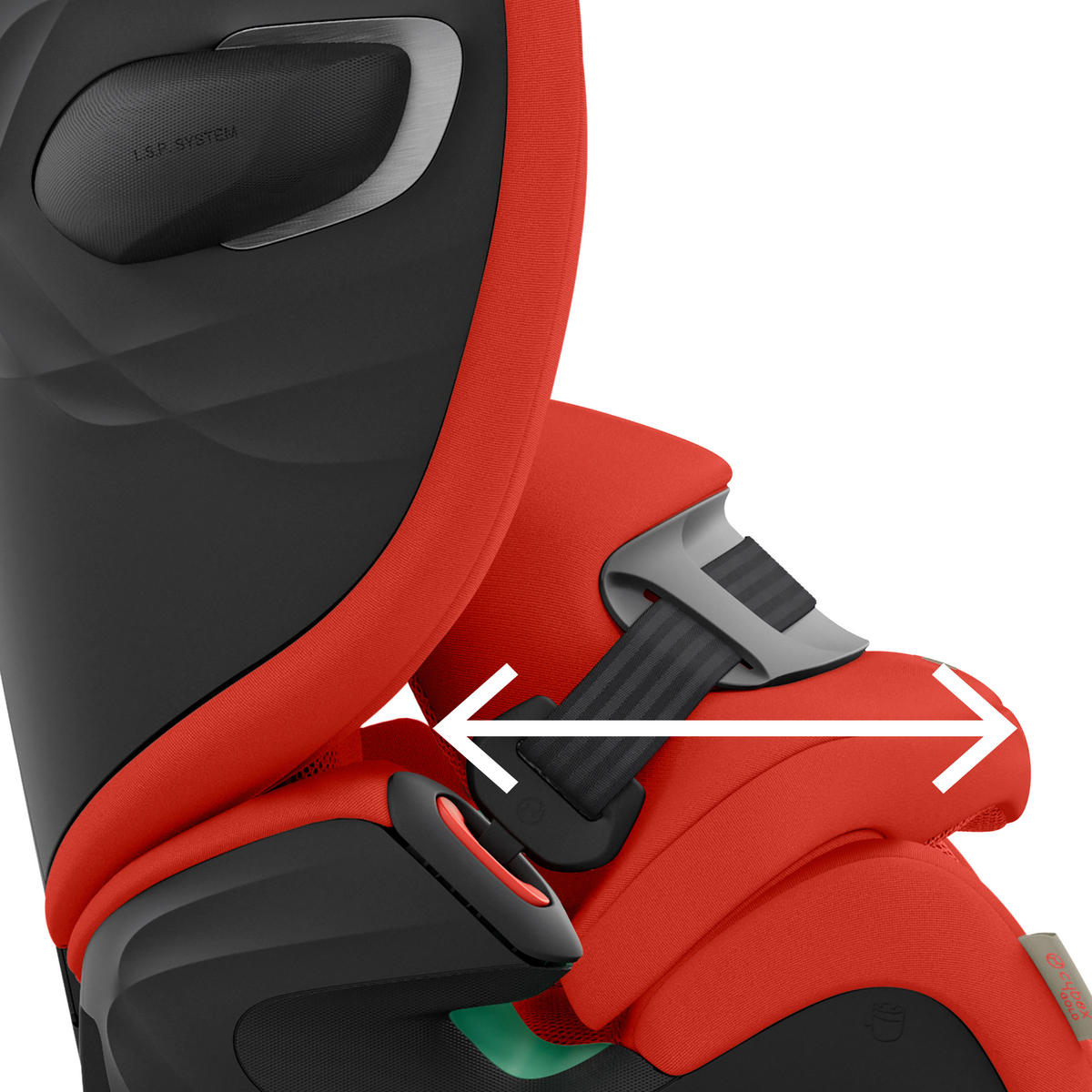 KINDERAUTOSITZ PALLAS G I-SIZE  - Rot, Basics, Kunststoff/Textil (40/59,5/59cm) - Cybex