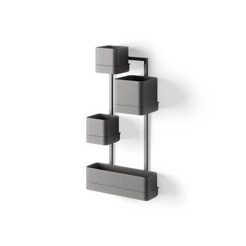 SAKSIJA ZA BILJE  metal, plastika, tekstil  - crna, Konvencionalno, metal/tekstil (36/18/72cm) - Umbra