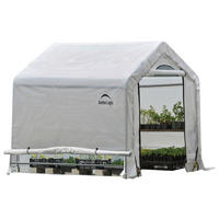 GEWÄCHSHAUS - Weiß, Basics, Kunststoff (180/180/180cm) - Ambia Garden